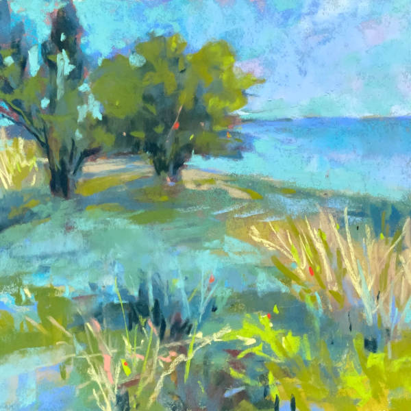 Landscape painting by Julie Skoda