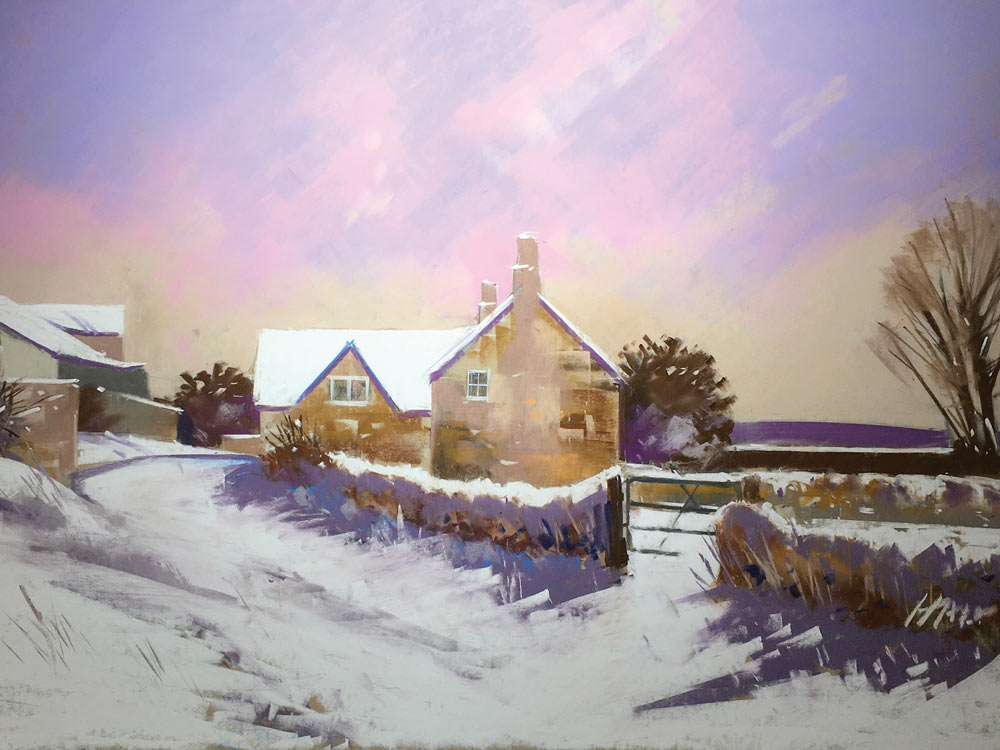 Cottage In Snow with Steve Hall