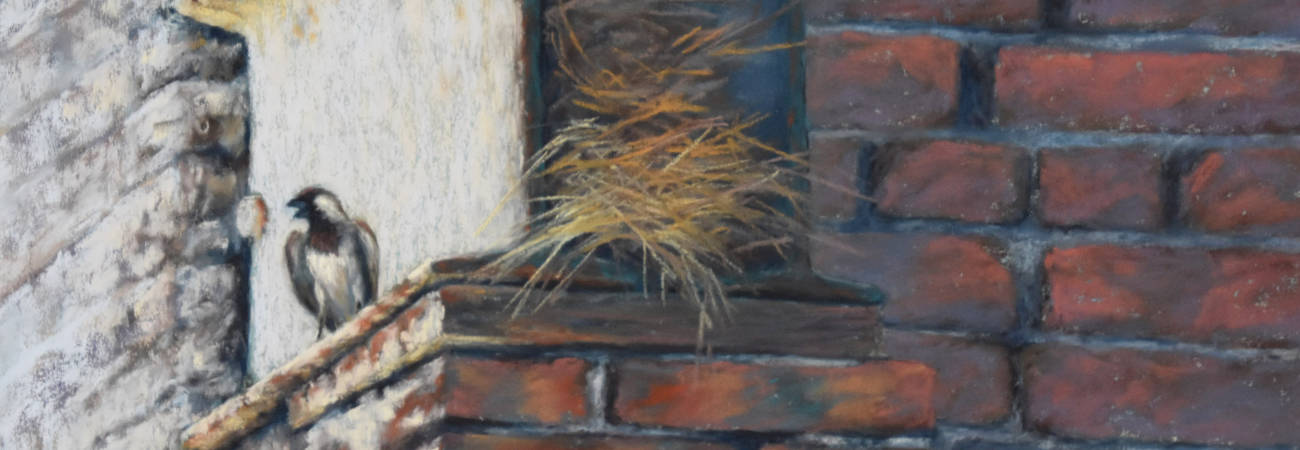 Painting A Bird Nest In An Old Building with Tracey Maras