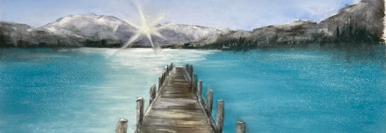 Winter Sunrise With Sparkles with Lucy Brangwin